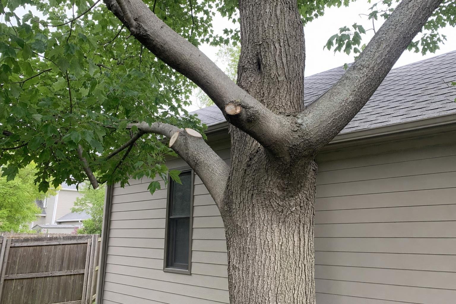 Stock photo of illustrative image of tree service hiring guide work