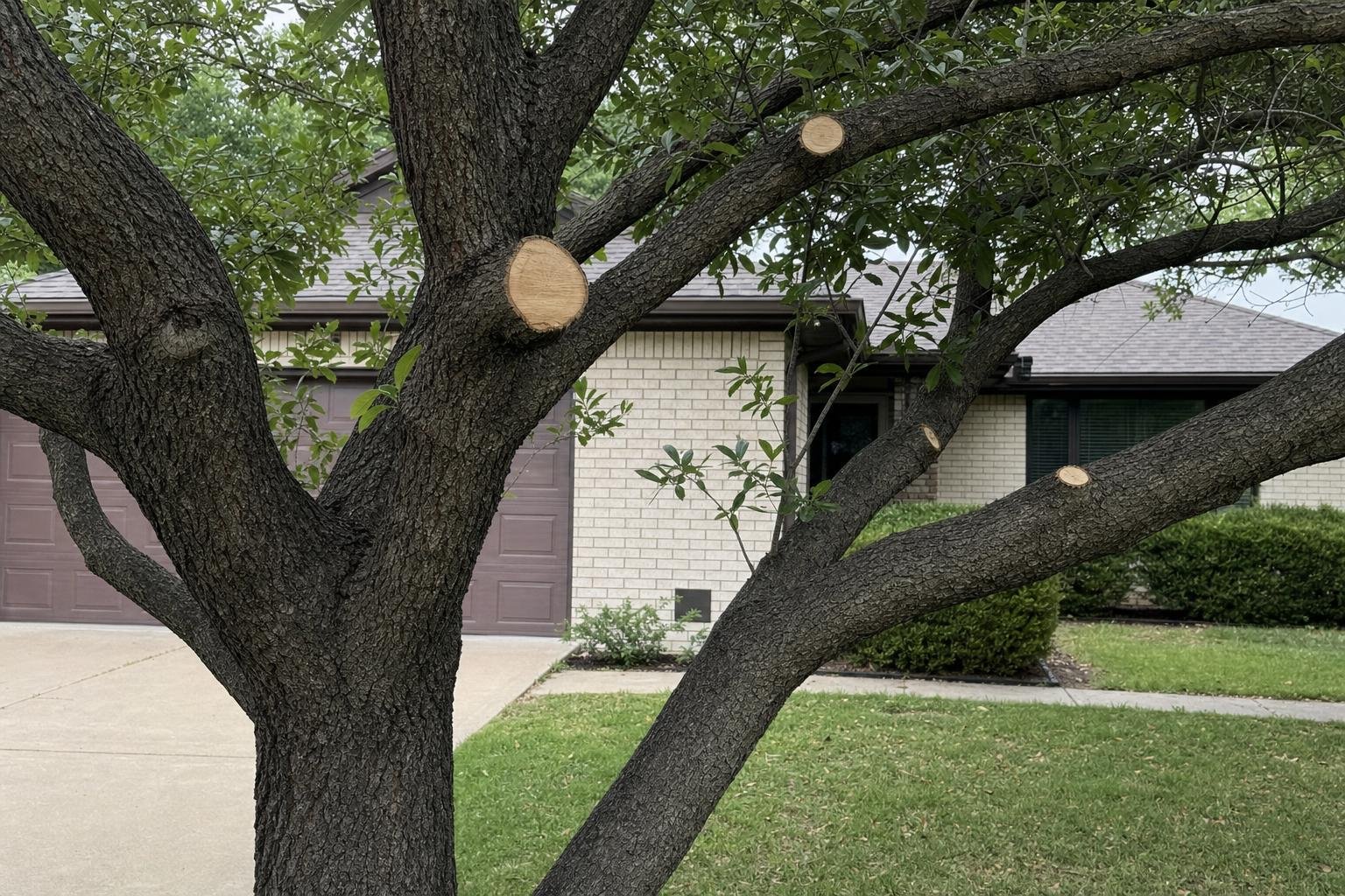 Tree trimming example